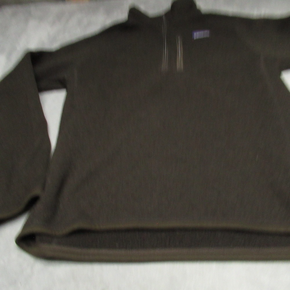 Patagonia Better Sweater Mens Small Brown Pullover 1/4 Zip Fleece Midweight‎